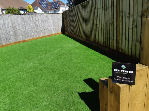 ARTIFICIAL GRASS SERVICES FROM EXE-TERIOR LANDSCAPING & PATIOS EXETER
